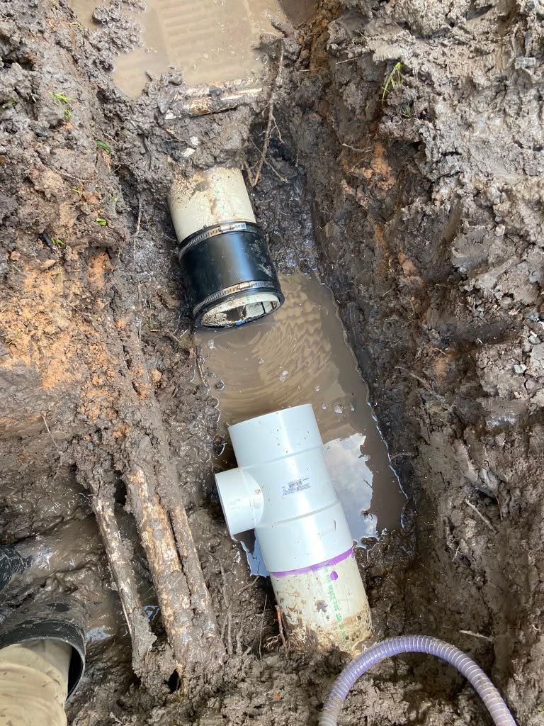 Completed drainage and irrigation project by Rainlandscaping
